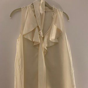 silk sleeveless blouse BR